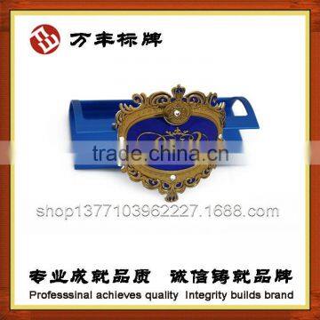 Wholesale High Quality Custom Aluminum Embossed Wine Label/wine Metal Sticker