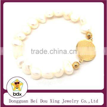 High Quality Gold Color Stainless Steel Religious Jesus Cross Lord Our Father Prayer in Spanish Womens Prayer Bangle Bracelet
