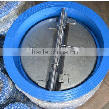 One Way Dual Plate Cast Iron Check Valve