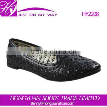 HY2208 free sample flat shoe woman casual shoes