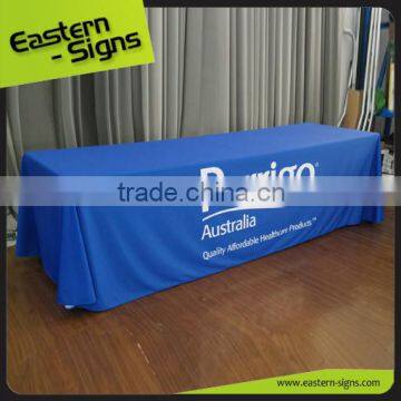 Vivid High Impact Printed Banner Washable Easy Install Polyester Square Table Cloth photo-5