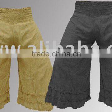 Organic cotton women flared capri