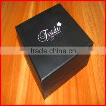Black Hat Packaging Box With Velvet Inner Tray/paper packaging