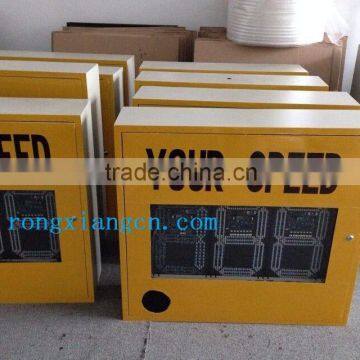 Customize Outdoor Road Safety Solar Powered LED Radar Speed Display Limit Sign photo-4