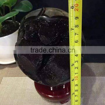 Natural Rock Septarium Geode Crystal Stone Ball Hemisphere Ornaments photo-3