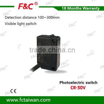 Universal CR series 100-300mm detecting distance NPN PNP CR-3V photo sensors