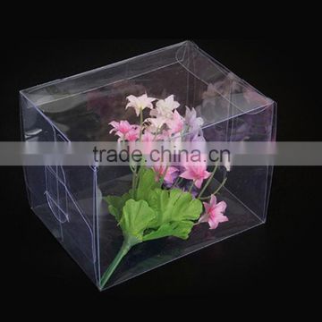 fashion custom made wholesale clear plastic cosmetic box