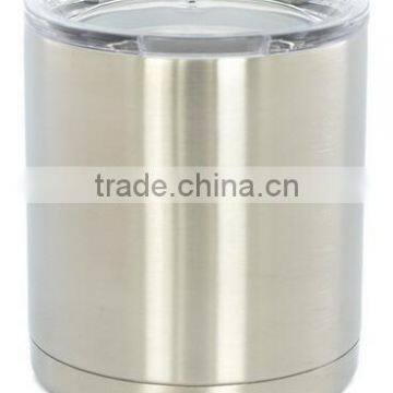 10 oz TANK - Stainless Steel Lowball - Vacuum Insulated Cup With Lid