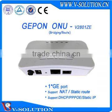 1GE EPON FTTH ONU with Route Mini Plastic White Housing