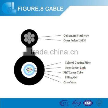 OEM F8 ftth 12core self supporting outdoor fiber optic cable