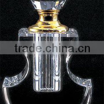 high grade crystal glass car perfume bottle for decoration or gifts