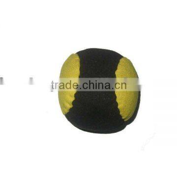 Hand sewing footbag balle