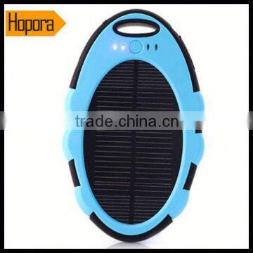 Solar Iwo Power Bank With Led Light Display