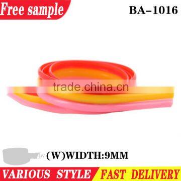 Three colors PVC shoes strip accessories for shoe