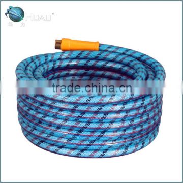 3 layers high pressure PVC knitted spray hose with blue color