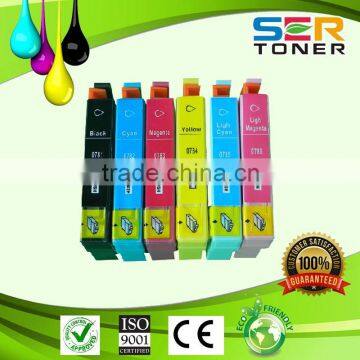 High Quality T0781 T0782 T10783 T0784 T0785 T0786 ink cartridge for Epson Stylus Photo R260,R280,R380,RX580,RX595,RX680,Arti