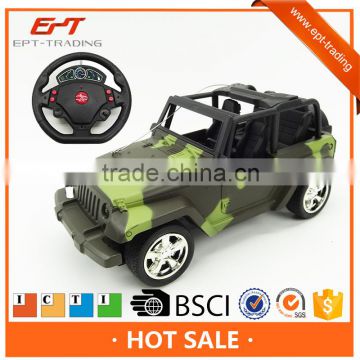 Hot selling 4channels radio control toy rc military jeep