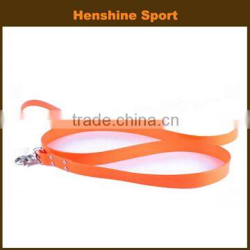 Flexible Polyurethane dog leads blazed orange