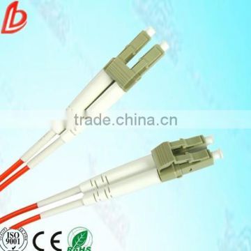 HOT Sale LC Duplex Patch Cord Multi Mode OM1,OM2,OM3 Fiber Jumper