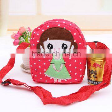 Cloth cheap girls bag small child Messenger Bag