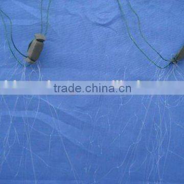 completed nets with floats and sinkers