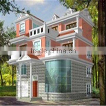 China convenient fireproof morden luxury steel prefabricated luxury villas