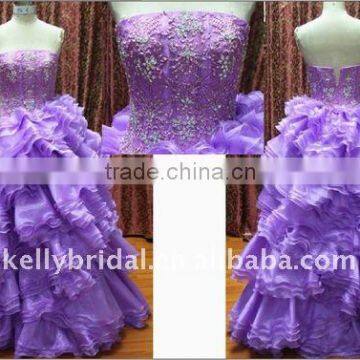 Organza & Beading Pink Quinceanera Dress For Christmas Day