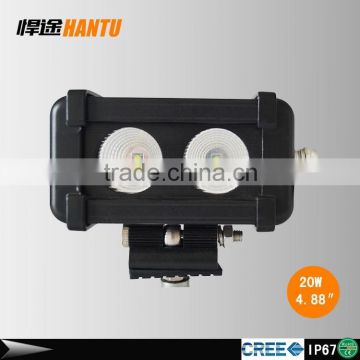 20w led light bar for trucks 20w led driving light bar 2*10W Cre e work light bar led