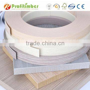 Plastic Wood Finish Edge Banding Tape Furniture PVC Edge Bands