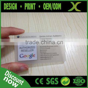 Free Design~~!! Transparent Plastic Card/ Clear Business Card photo-4