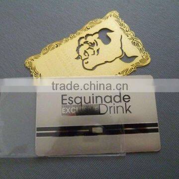 Steel Metal Card/stainless steel metal business cards