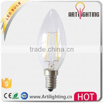 White epistar chip e14 led flicker flame candle light bulbs