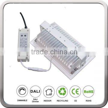 40W LED Shopfitter, Rectangular Adjustable COB LED Shop Light Ceiling Recessed Downlight photo-3