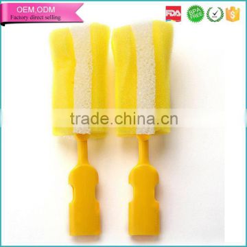 New arrival high quality sponge head bottle brush wholesale