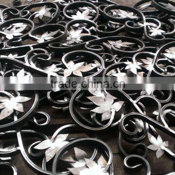 Casting Wrought iron ornamental fence scroll