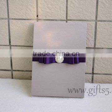 Custom Handmade Wedding Invitation Box With Pearl photo-2