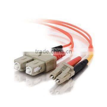 6m LC-SC 50/125 OM2 Duplex Multimode Fiber Optic Cable (Plenum-Rated)