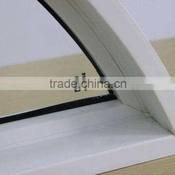 Pvc Frame Material and PVC Glass Window,Casement Windows Type Pvc Arch Window With Grills