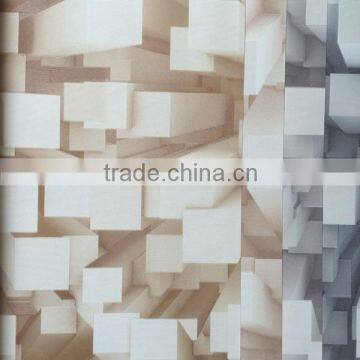 3d cube good design vinyl wallpaper