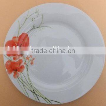 10.5'' Restaurant ceramic dinner plate & dishes nice and simple desgin porcelain round dinner plates