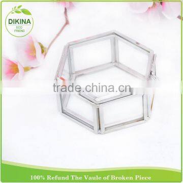 ~~ Bathroom Decor Storage Box >< Clear Plastic Flower Holder , Lady Necklace Organizer , Packing Display Traveling Jewelry Case photo-4