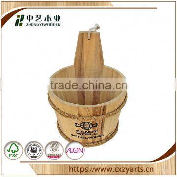 Newly Designed China Factory Lovely Wooden Barrel Bathtub photo-6