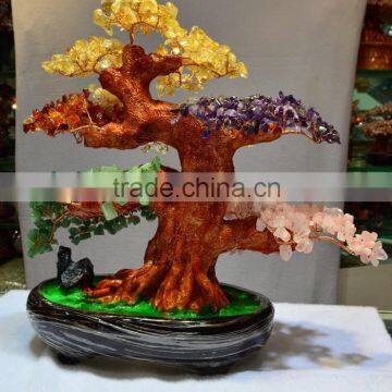 New Fashion Quartz Stone Crystal Sculpture Tree Shape photo-4