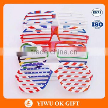 Factory Price Wholesale Shutter Shade Party Flag Sunglasses