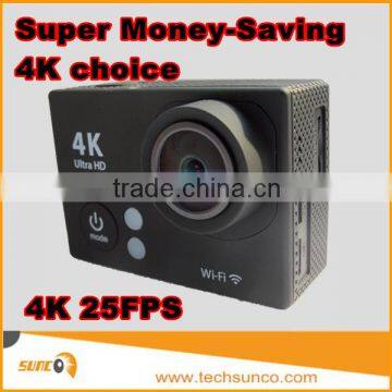 Manufacturer sale 4K action camera 25fps 1080P full hd wifi 1050mah battery sports dv 4K action camera