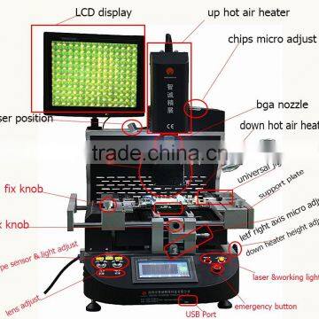 Hot Sale WDS-650 Bga Vga Repair Machine for Laptop Motherboard 3 Independent Heating Infrared BGA Rework Station photo-3