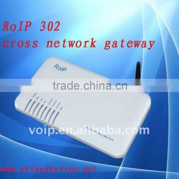 RoIP 302,Cross network gateway /voip gateway for voice communication