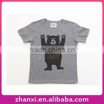 Hot summer soft cotton children cartoon printing fancy kids boys T-shirt