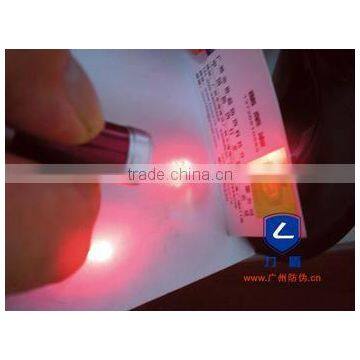 Invisible Infrared Excitation Ink