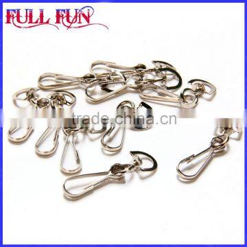 1.0/1.2/1.5/2.0/2.5cm J-hook lanyard clip, lanyard attachment clip